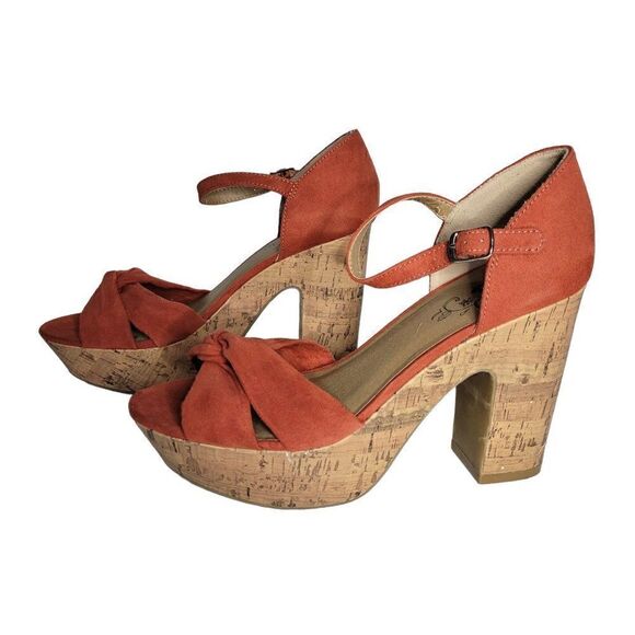 Mudd Platform Open Toe Twist Sandal's (Size 6.5M) - Picture 4 of 10